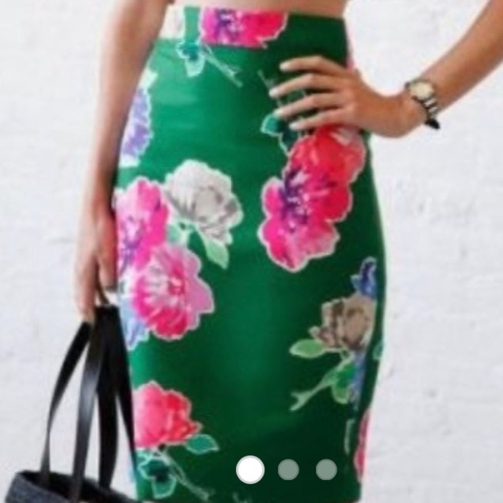 Kate Spade Floral Pencil Skirt
